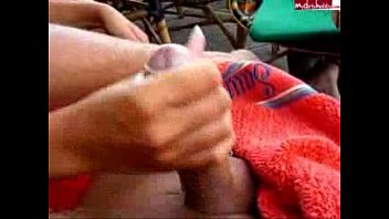 Public Handjob at The Beach _)