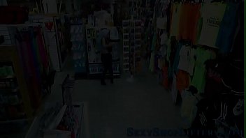 Jizzed teen shoplifter